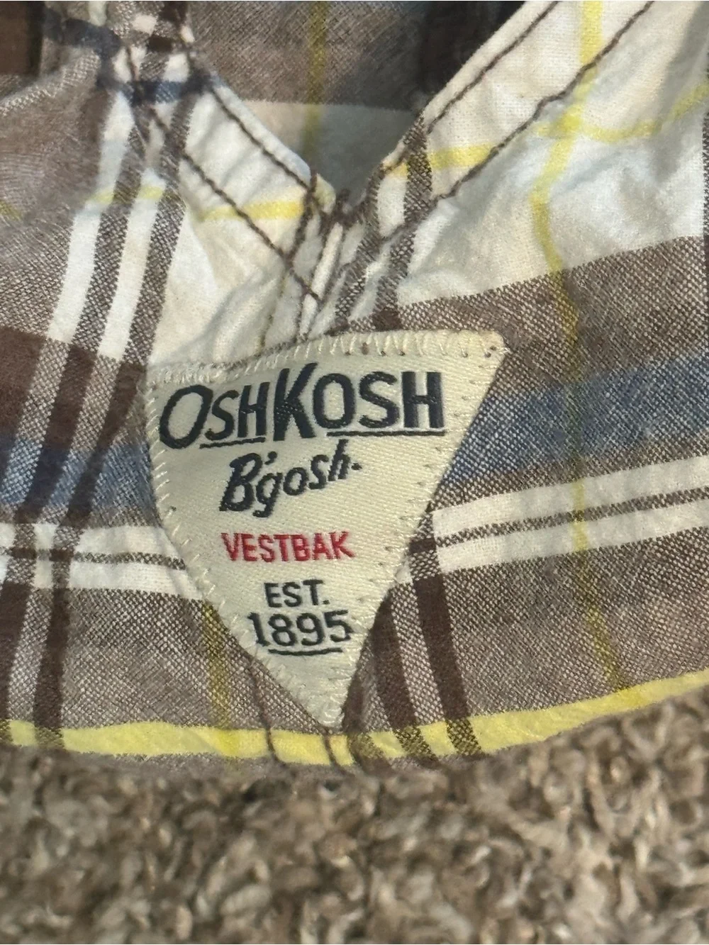 OshKosh Bgosh classic plaid